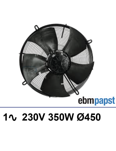 Ventilateur sur grille EBMPAPST 1x230V 350W Ø450mm