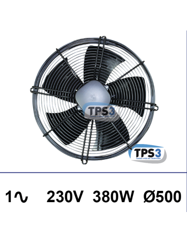 Ventilateur sur grille TPS3 1x230V 380W Ø500mm