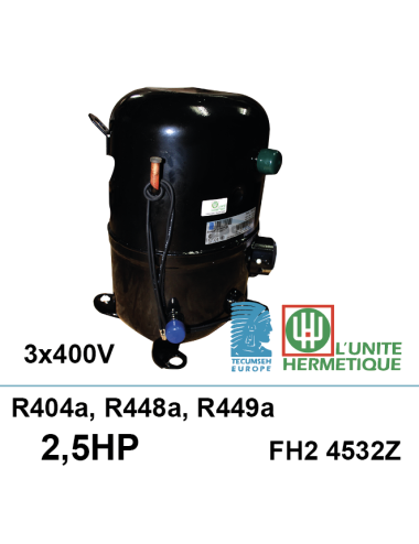 Compresseur UH FH2 4532Z-XG 2,5Ch + sachet vanne