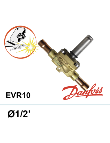 Corps d'électrovanne fréon EVR10 à braser