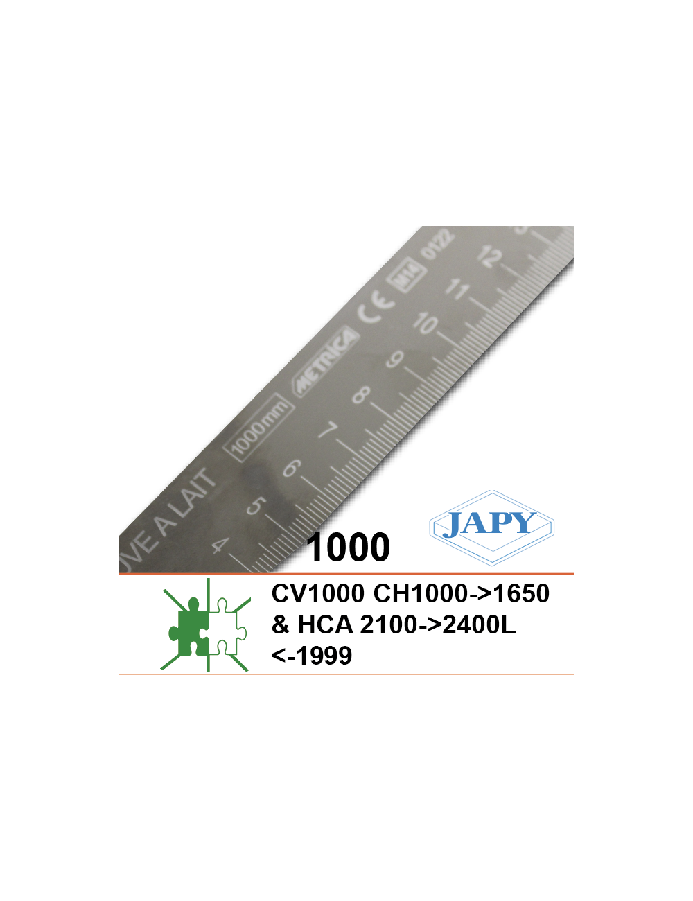 Règle graduée "1000" CV1000L/CH1100,1650/HCA2100,2400-1999