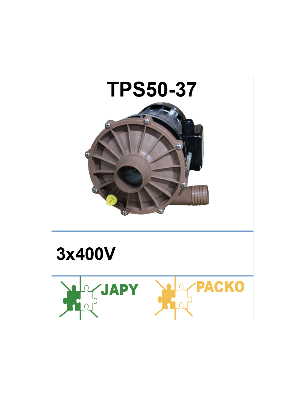 Pompe de lavage TPS-3 50-37 3x400V