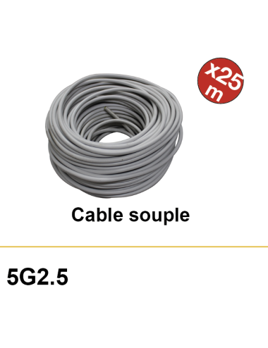 Câble 5G2.5 HO7RNF