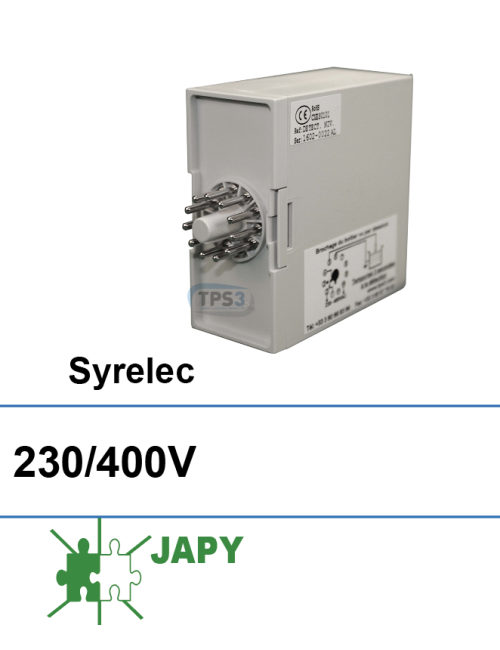 Amplificateur Japy 230/400V adaptable socle Syrelec