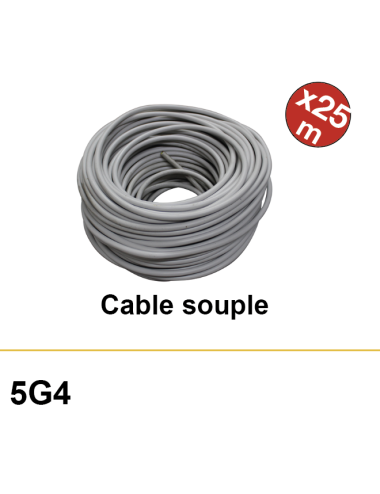 Flexible cable 5G4 (per 25...