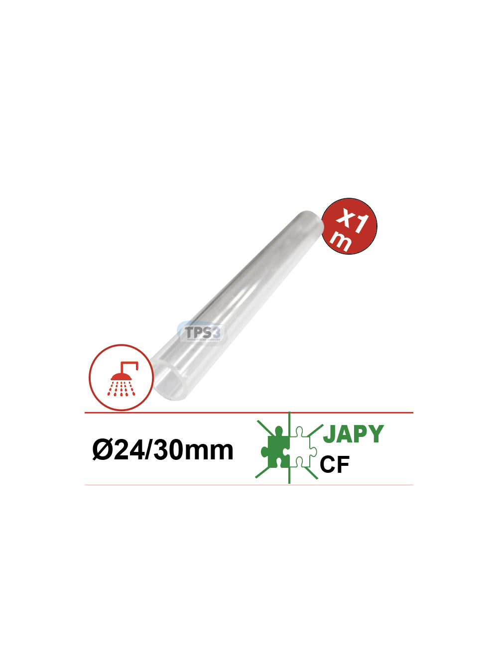 Tube acryglass Ø24/30 au mètre