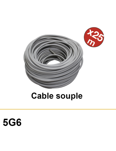 Flexible cable 5G6 (per 25...