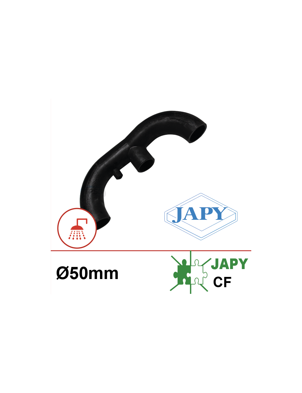 Tubulure d'aspiration pompe verticale Japy