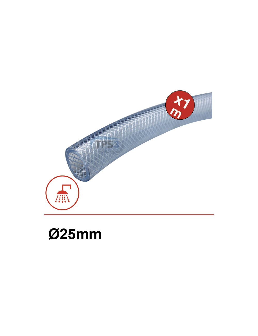 Tuyau tricoclair Ø 25/33 vendu au M