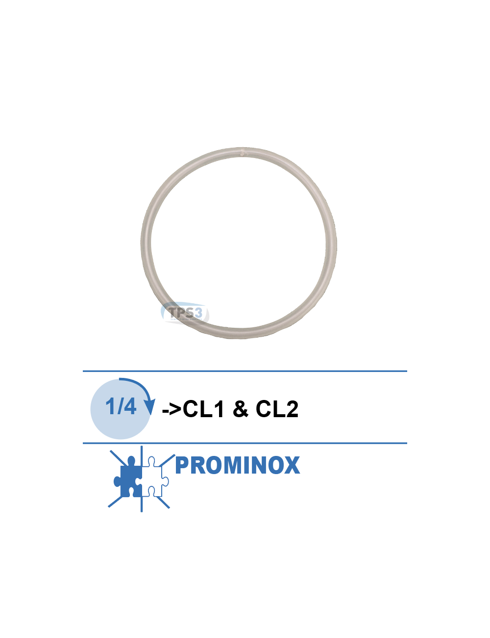 Joint pour bol à produit lessiviel 1/4 tour Prominox CL2