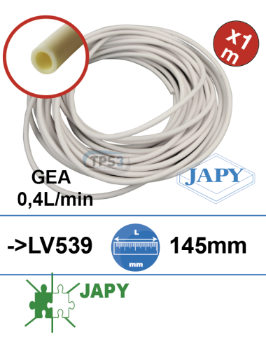 Tube interne pompe doseuse sans embout Japy 0.4 l/min vendu au m