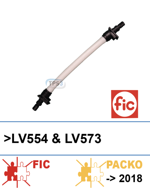 Tube interne pompe doseuse avec embouts pour LV554