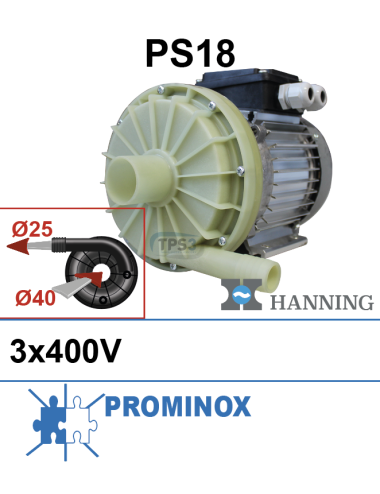 Pompe de lavage Hanning PS18 3x230/400V