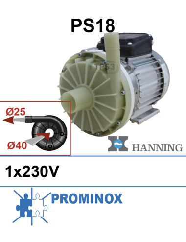 Pompe de lavage Hanning PS18 1x230V