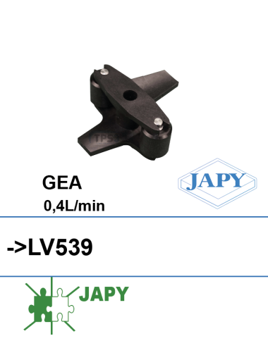 Porte galets + galets pour pompe doseuse LV539 (GEA 0.4 l/min)