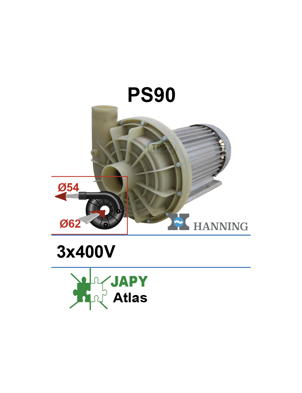 Pompe de lavage Hanning PS90