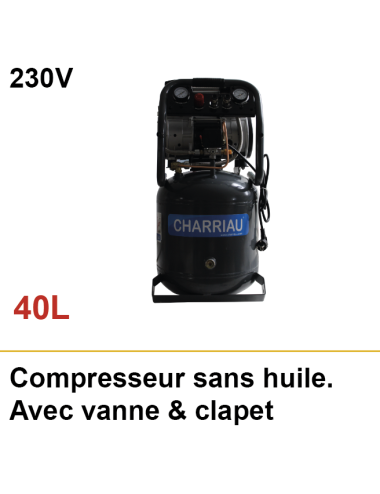 Compresseur sans huile 40L