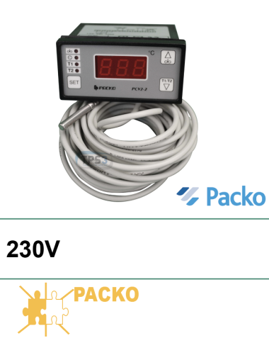 Thermostat électronique PCV2-2 230V avec sonde