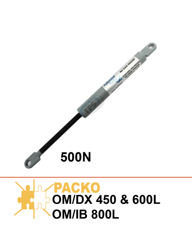 Vérin pour couvercle tank Packo OM DX/IB 450-800L (500N)
