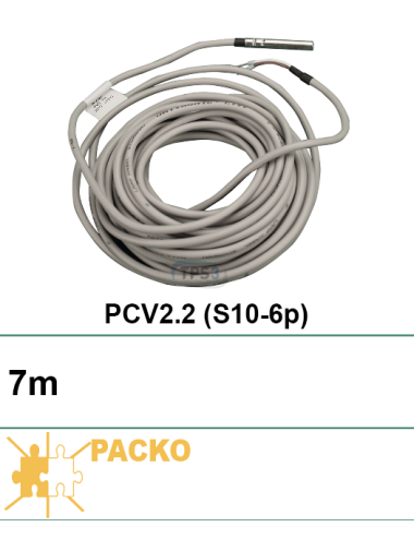 Sonde de température Packo PCV2-2 et PCV3 L:7m