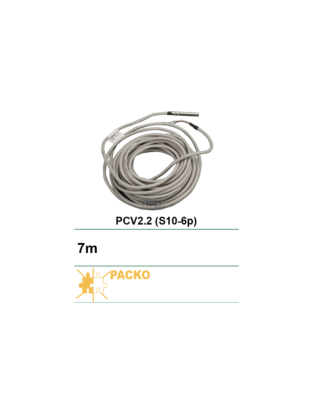 Sonde de température Packo PCV2-2 et PCV3 L:7m