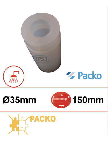 Tuyauterie porte sonde Packo Ø35 longueur 150mm