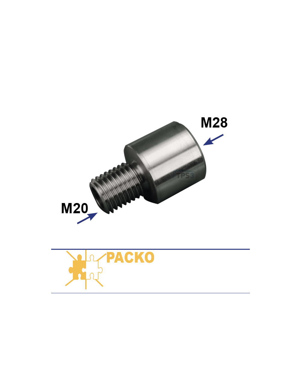 Réduction pour pale agitateur M28-F à M20-M