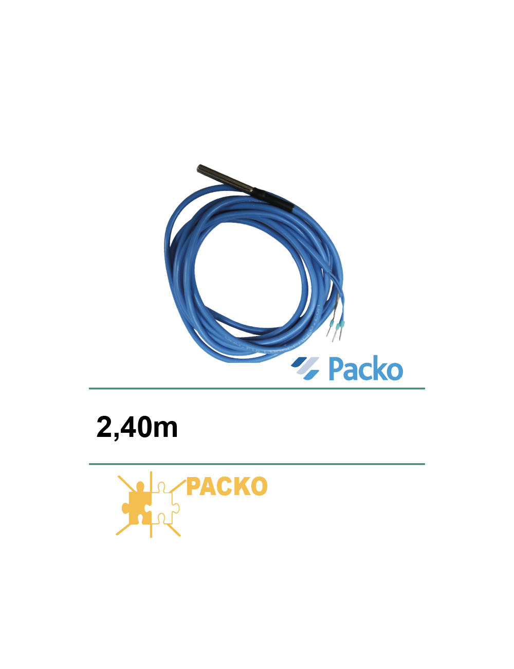 Sonde de température Packo bleue iControl L:2,5m