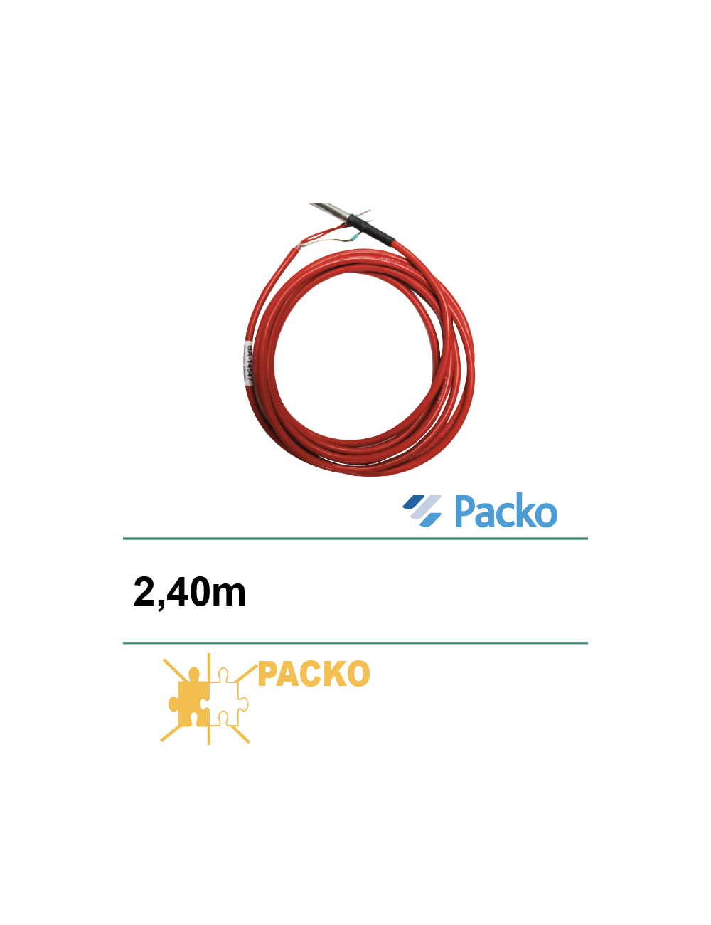 Sonde de température Packo rouge iControl L:2,5m