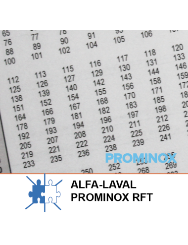 Barème de jauge Alfa-Laval/Prominox RFT