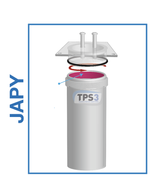 Bol à produit lessiviel 2 en 1 Alfa-Laval & Japy