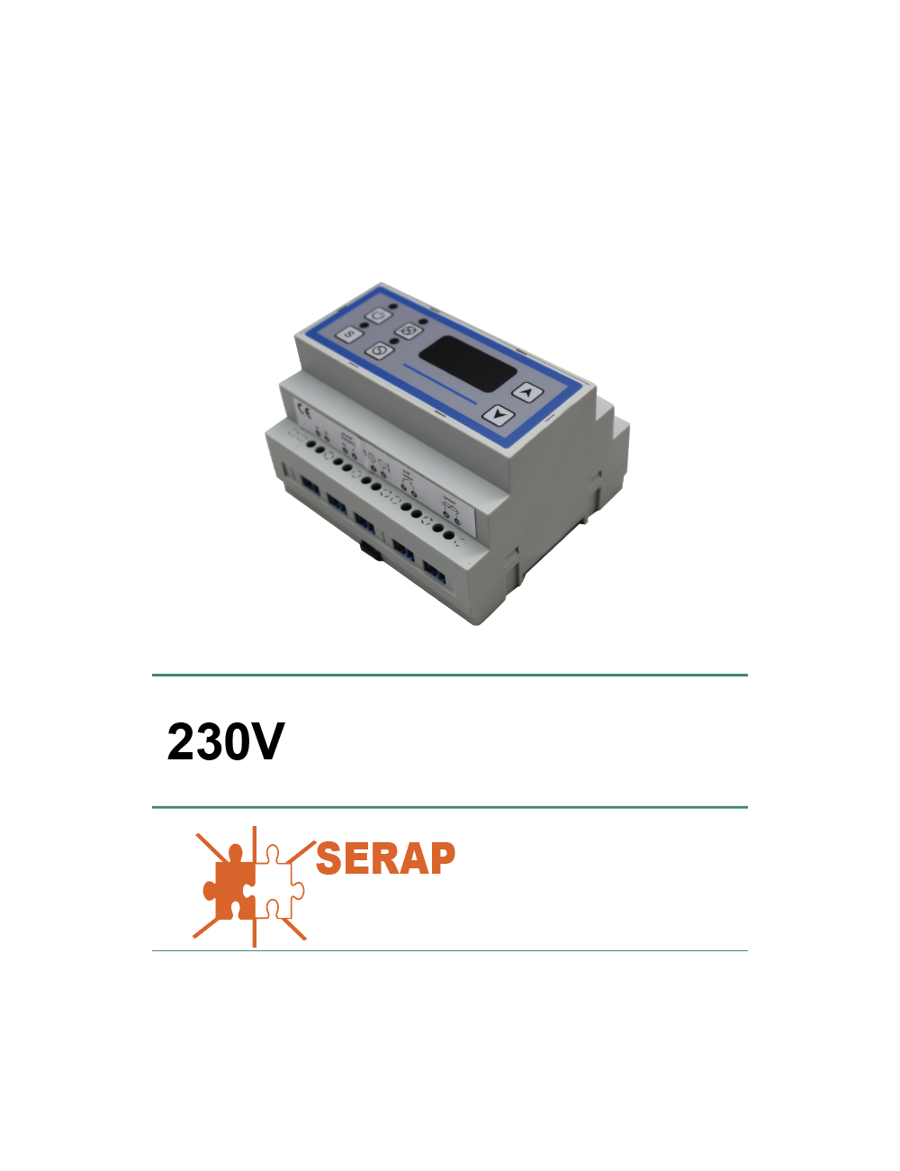 Thermostat électronique TPS3 230V multifonctions (Rail Omega)