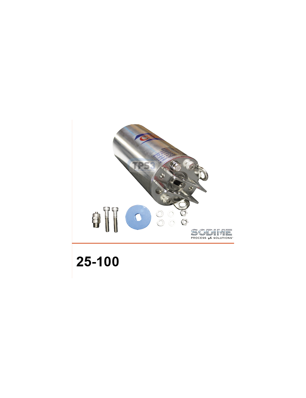 Opérateur pneumatique simple effet Sodime 25-100