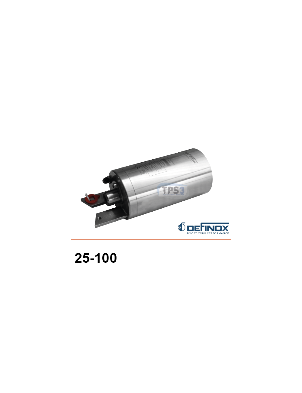 Opérateur pneumatique simple effet Definox 25-100