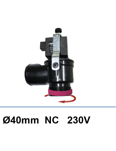 Electrovanne de vidange Sirai 230V NF DN 40 lisse/filetée