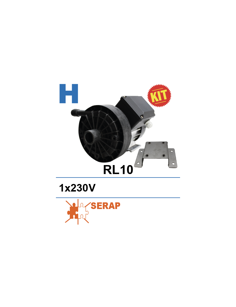 Pompe de lavage PB1C270 + kit de fixation pour Serap RL10