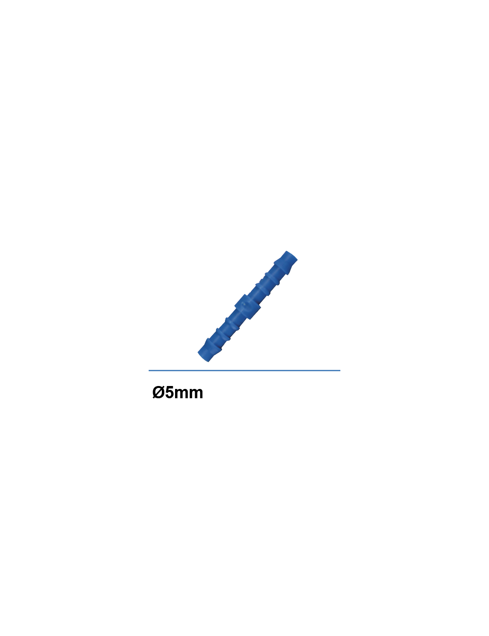 Accoupleur nylon 5mm