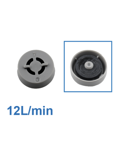 Régulateur de débit gris 12L/min