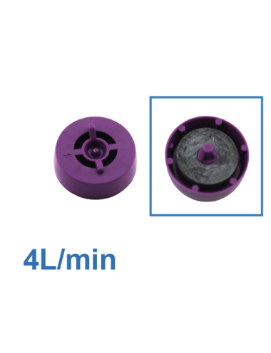 Régulateur de débit violet 4L/min