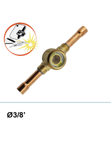 Voyant liquide à souder Ø3/8 (F-F)