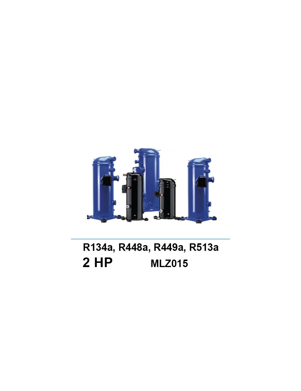 Compresseur Danfoss Scroll MLZ015 R134a//R448a/R449a/R513a 2Ch