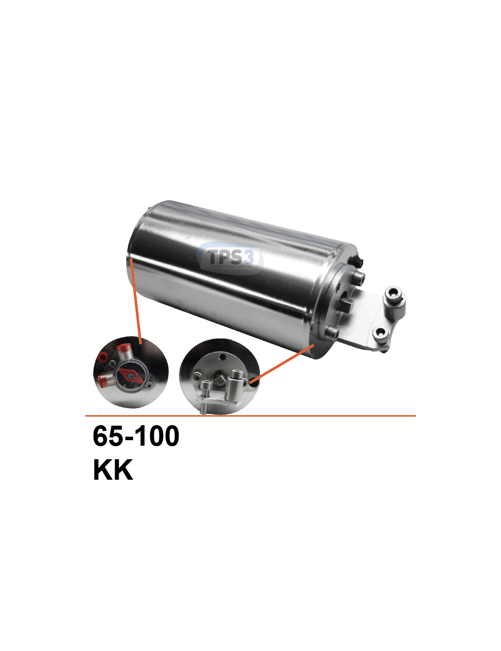 Opérateur pneumatique vannes KK (DN 65- DN 100)