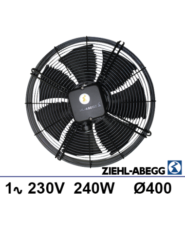 Ventilateur sur grille Ziehl-abegg 1x230V 240W Ø400mm