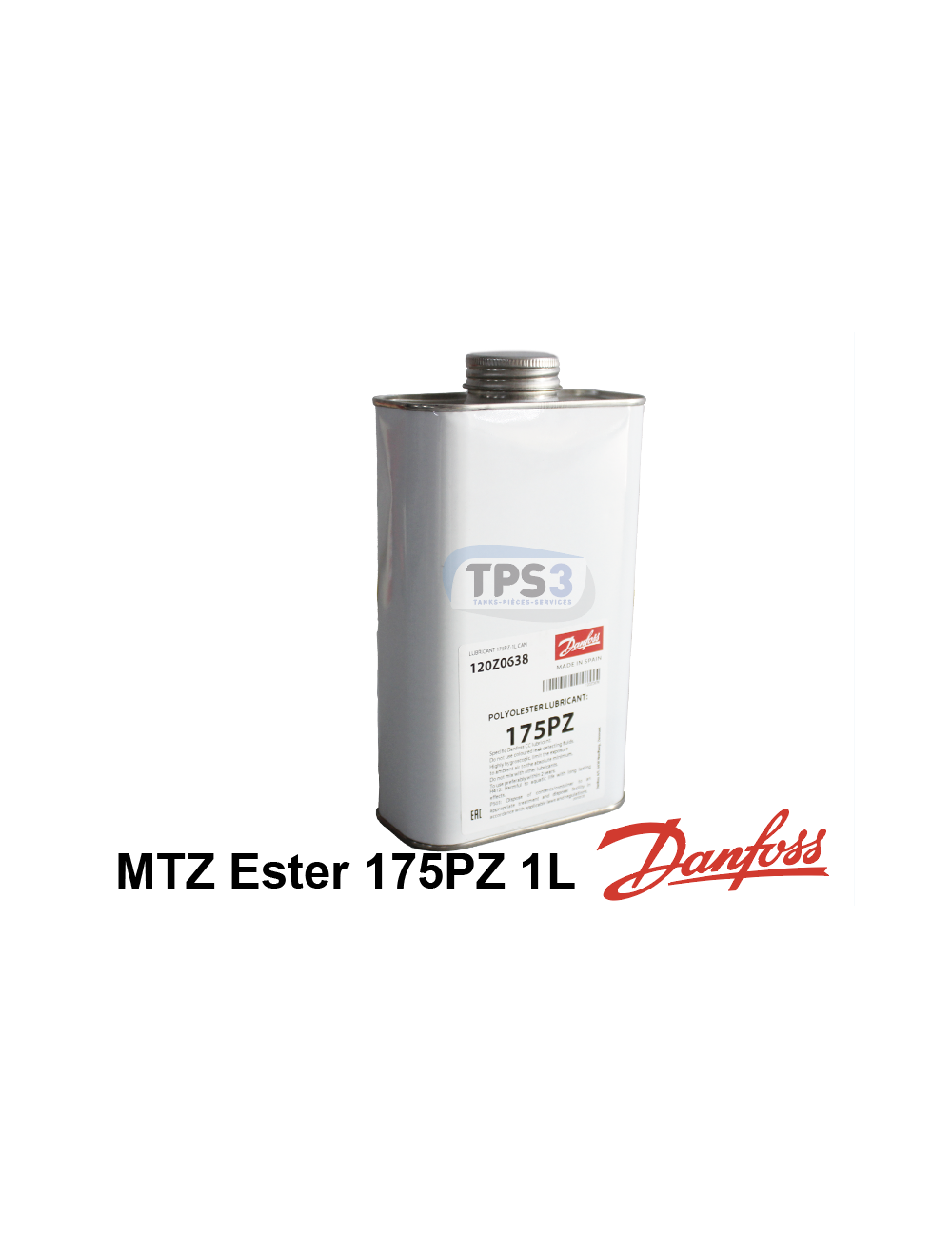 Huile frigorifique Danfoss MTZ type Ester 175PZ bidon de 1L