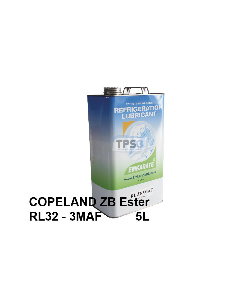 Huile frigorifique Copeland ZB type Ester RL32-3MAF bidon de 5L
