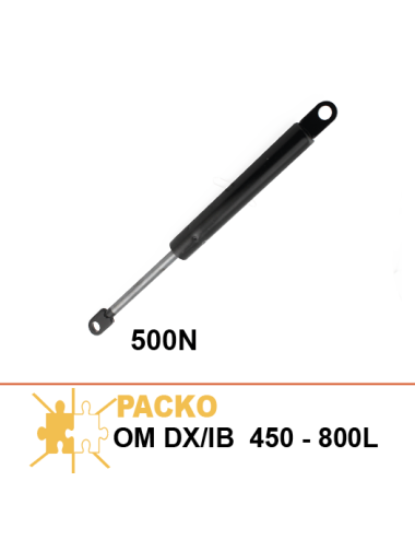 Vérin 500N pour couvercle tank Packo OM DX/IB 450-800L