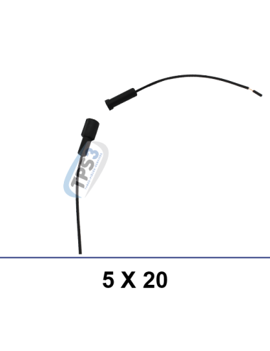 Fuse holder with 5x20 wires