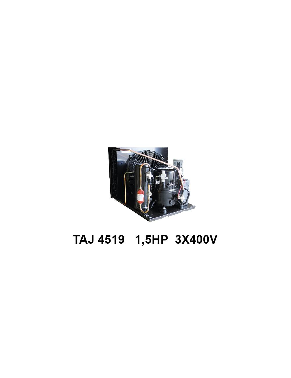 Groupe frigorifique UH TAJ4519 1,5Ch 3x400V (ventilateur 1x230V)