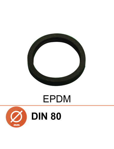 Joint de nez fileté DIN Ø80 EPDM