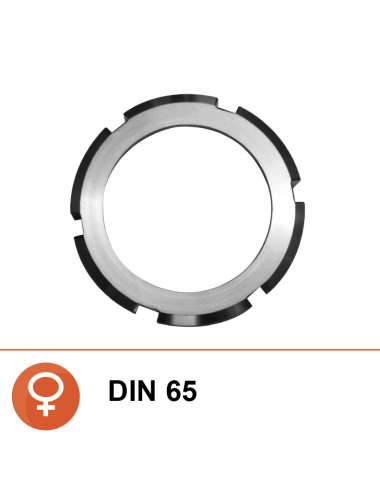 Ecrou DIN Ø65 inox 304